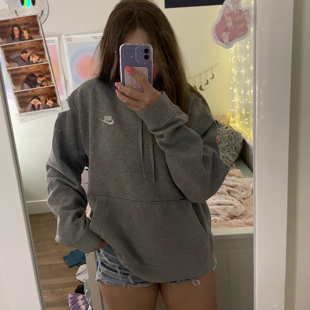 Grey Nike hoodie